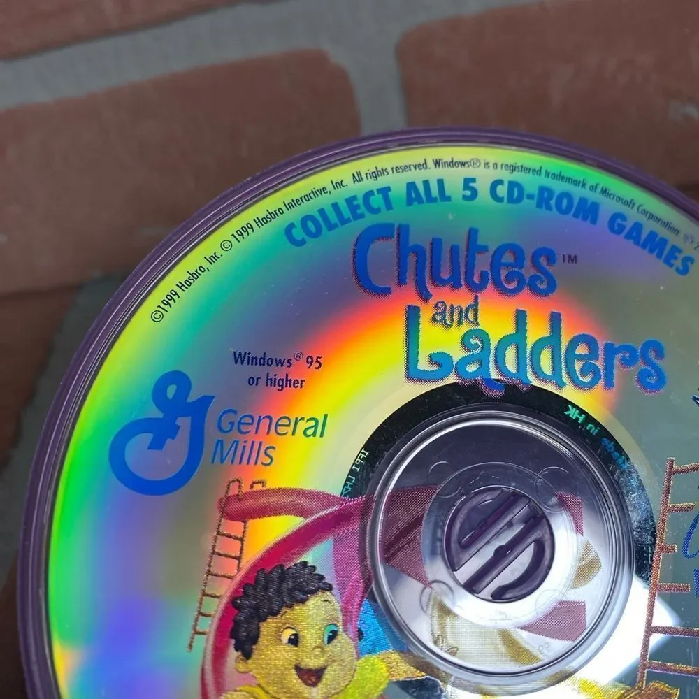 Chutes & Ladders FULL VERSION PC CD-ROM Computer Game Game Disc Only